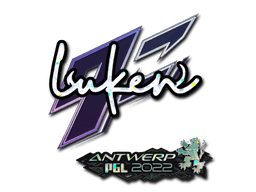 Sticker | luken (Glitter) | Antwerp 2022