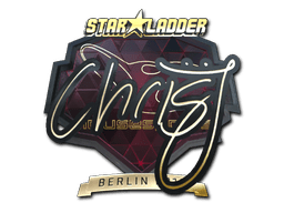 Sticker | chrisJ (Gold) | Berlin 2019
