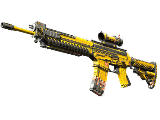 Souvenir SG 553 | Hazard Pay (Well-Worn)