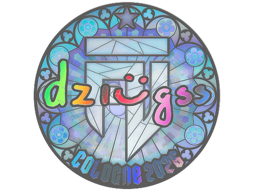 Sticker | dziugss (Holo) | Cologne 2026