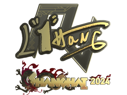 Sticker | L1haNg (Gold) | Shanghai 2024