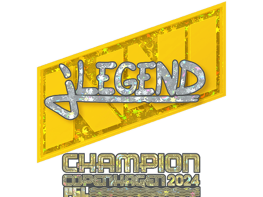 Sticker | jL (Glitter, Champion) | Copenhagen 2024
