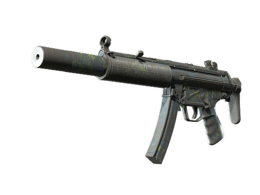MP5-SD | Lime Hex (Battle-Scarred)