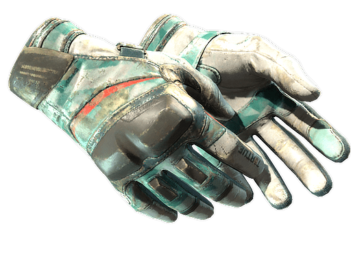 ★ Moto Gloves | Spearmint (Battle-Scarred)