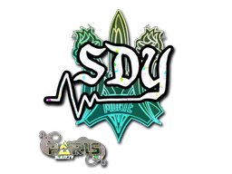 Sticker | sdy (Glitter) | Paris 2023