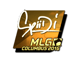 Sticker | Spiidi (Gold) | MLG Columbus 2016