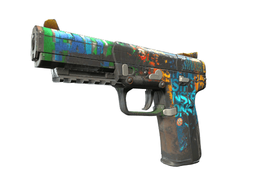 Five-SeveN | Fall Hazard (Battle-Scarred)