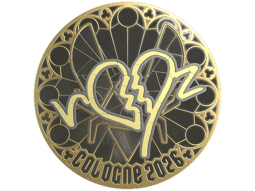 Sticker | ropz (Gold) | Cologne 2026