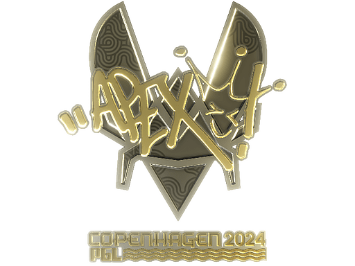 Sticker | apEX (Gold) | Copenhagen 2024