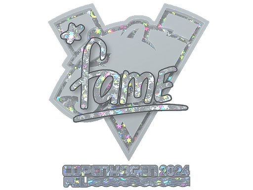 Sticker | fame (Glitter) | Copenhagen 2024