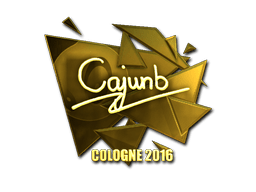 Sticker | cajunb (Gold) | Cologne 2016