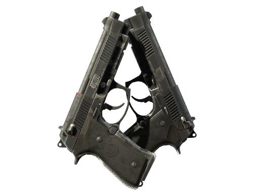 StatTrak™ Dual Berettas | Elite 1.6 (Battle-Scarred)