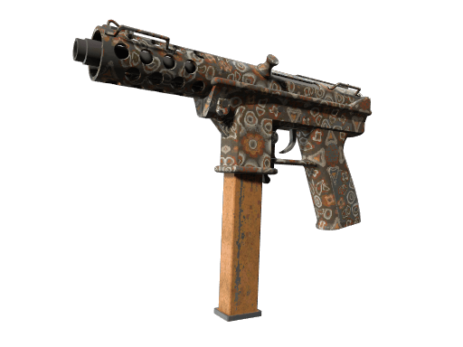 Tec-9 | Orange Murano (Battle-Scarred)