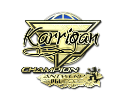 Sticker | karrigan (Gold, Champion) | Antwerp 2022