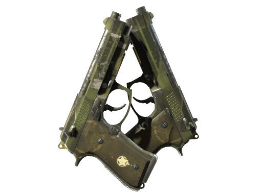 Dual Berettas | Retribution (Well-Worn)