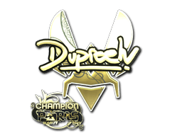 Sticker | dupreeh (Gold, Champion) | Paris 2023