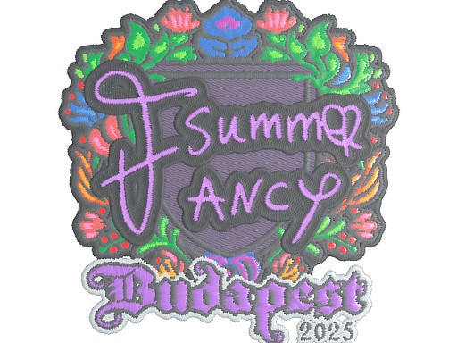 Sticker | Summer (Embroidered) | Budapest 2025
