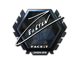 Sticker | Ex6TenZ (Foil) | London 2018