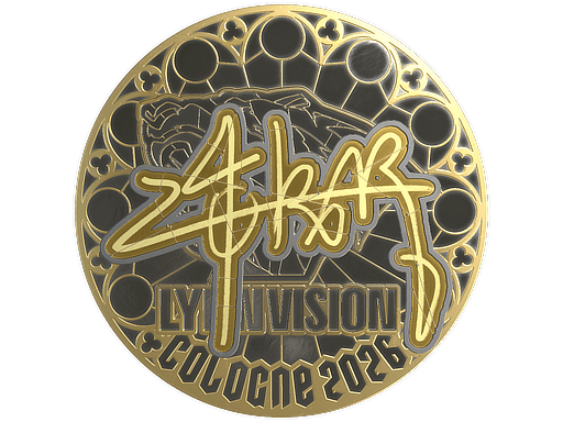 Sticker | z4KR (Gold) | Cologne 2026