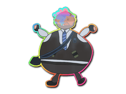 Sticker | Poorly Drawn Number K (Holo)