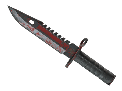 ★ M9 Bayonet | Crimson Web (Battle-Scarred)
