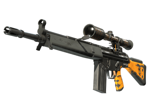 G3SG1 | Orange Kimono (Battle-Scarred)