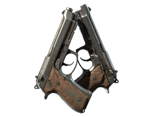 Souvenir Dual Berettas | Oil Change (Battle-Scarred)