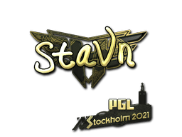 Sticker | stavn (Gold) | Stockholm 2021