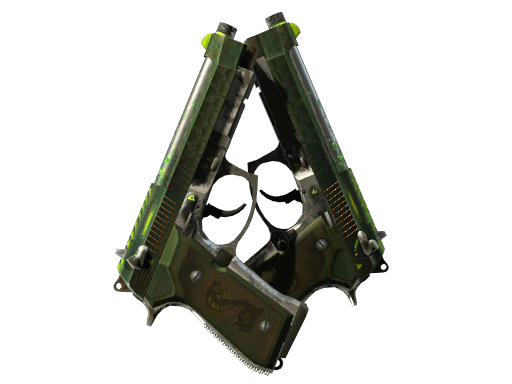 Dual Berettas | Cobra Strike (Battle-Scarred)