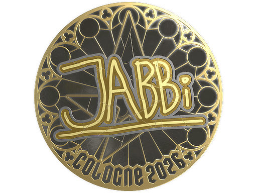 Sticker | jabbi (Gold) | Cologne 2026