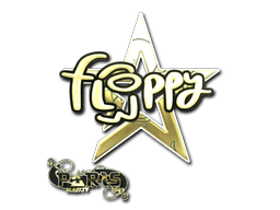 Sticker | floppy (Gold) | Paris 2023