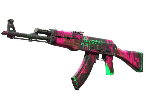 StatTrak™ AK-47 | Neon Revolution (Battle-Scarred)
