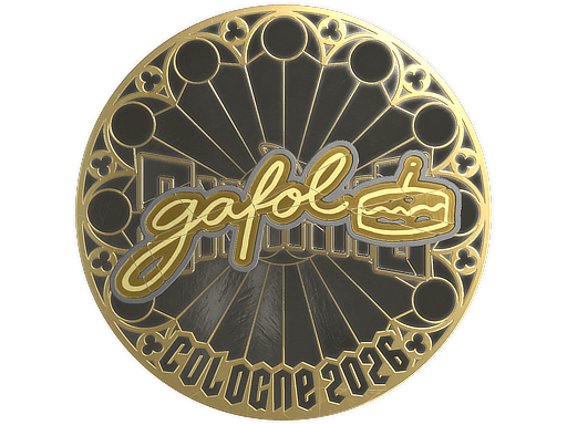 Sticker | gafolo (Gold) | Cologne 2026