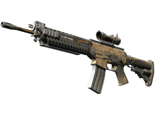 SG 553 | Triarch (Battle-Scarred)