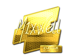 Sticker | mixwell (Gold) | Atlanta 2017