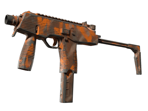 MP9 | Orange Peel (Well-Worn)