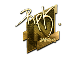 Sticker | RpK (Gold) | Boston 2018