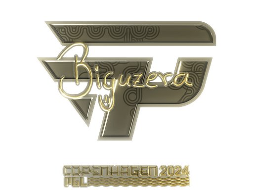 Sticker | biguzera (Gold) | Copenhagen 2024