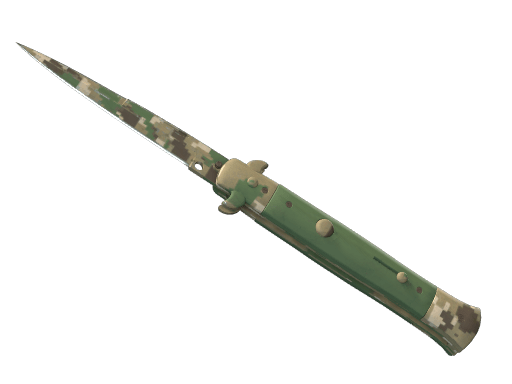 ★ Stiletto Knife | Forest DDPAT (Well-Worn)