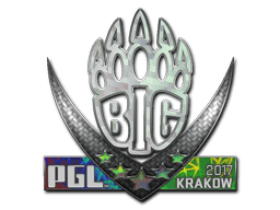 Sticker | BIG (Holo) | Krakow 2017