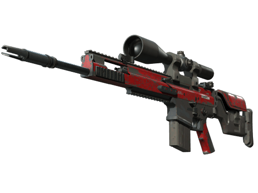 SCAR-20 | Crimson Web (Field-Tested)
