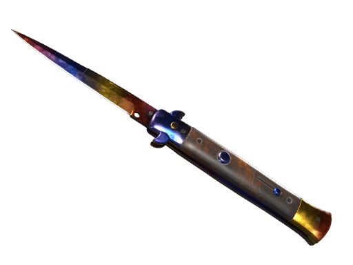 ★ Stiletto Knife | Marble Fade (Minimal Wear)