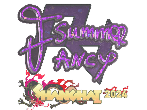 Sticker | Summer (Glitter) | Shanghai 2024