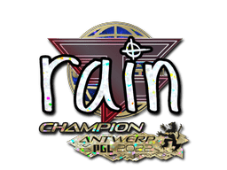 Sticker | rain (Glitter, Champion) | Antwerp 2022