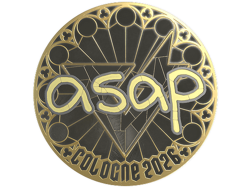 Sticker | asap (Gold) | Cologne 2026