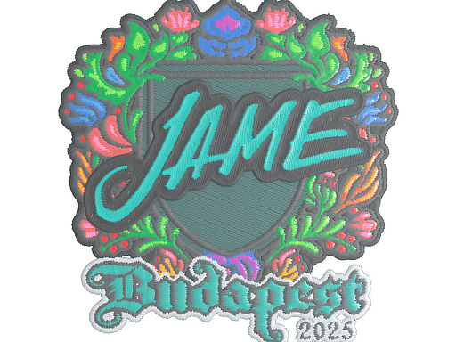Sticker | Jame (Embroidered) | Budapest 2025