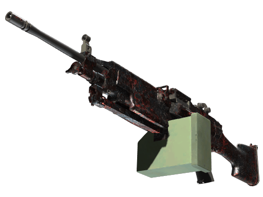 StatTrak™ M249 | Magma (Well-Worn)