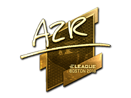 Sticker | AZR (Gold) | Boston 2018
