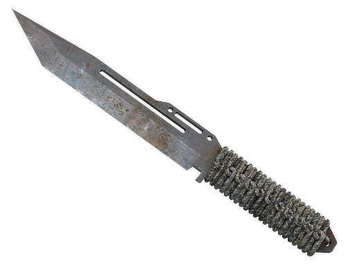 ★ Paracord Knife | Rust Coat (Well-Worn)