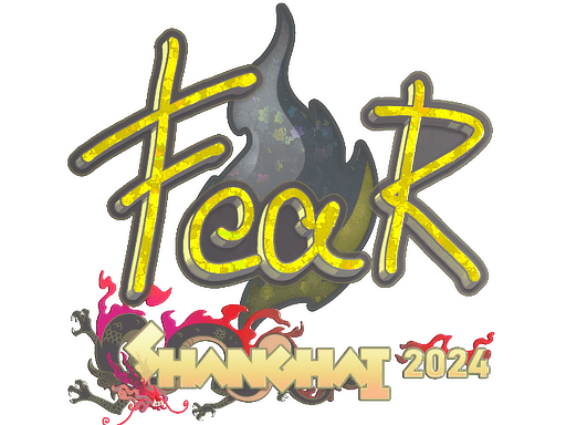 Sticker | fEAR (Glitter) | Shanghai 2024
